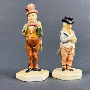 Sebastian Miniatures Dickens Mr Pickwick Micawber Figures Vintage 1946 Set 2